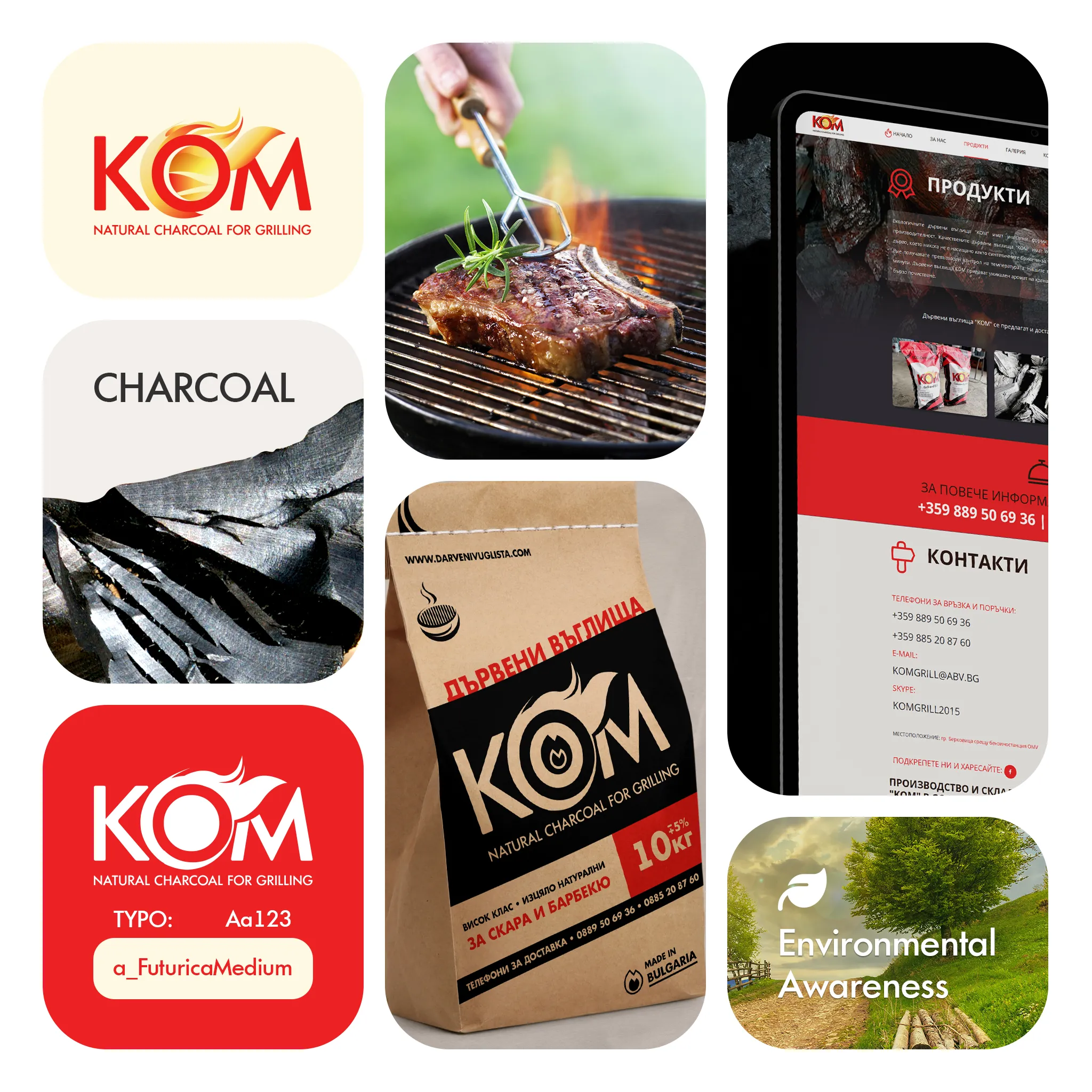 KomGrill — Ecological and High-Quality Charcoal for Barbecue and Grill