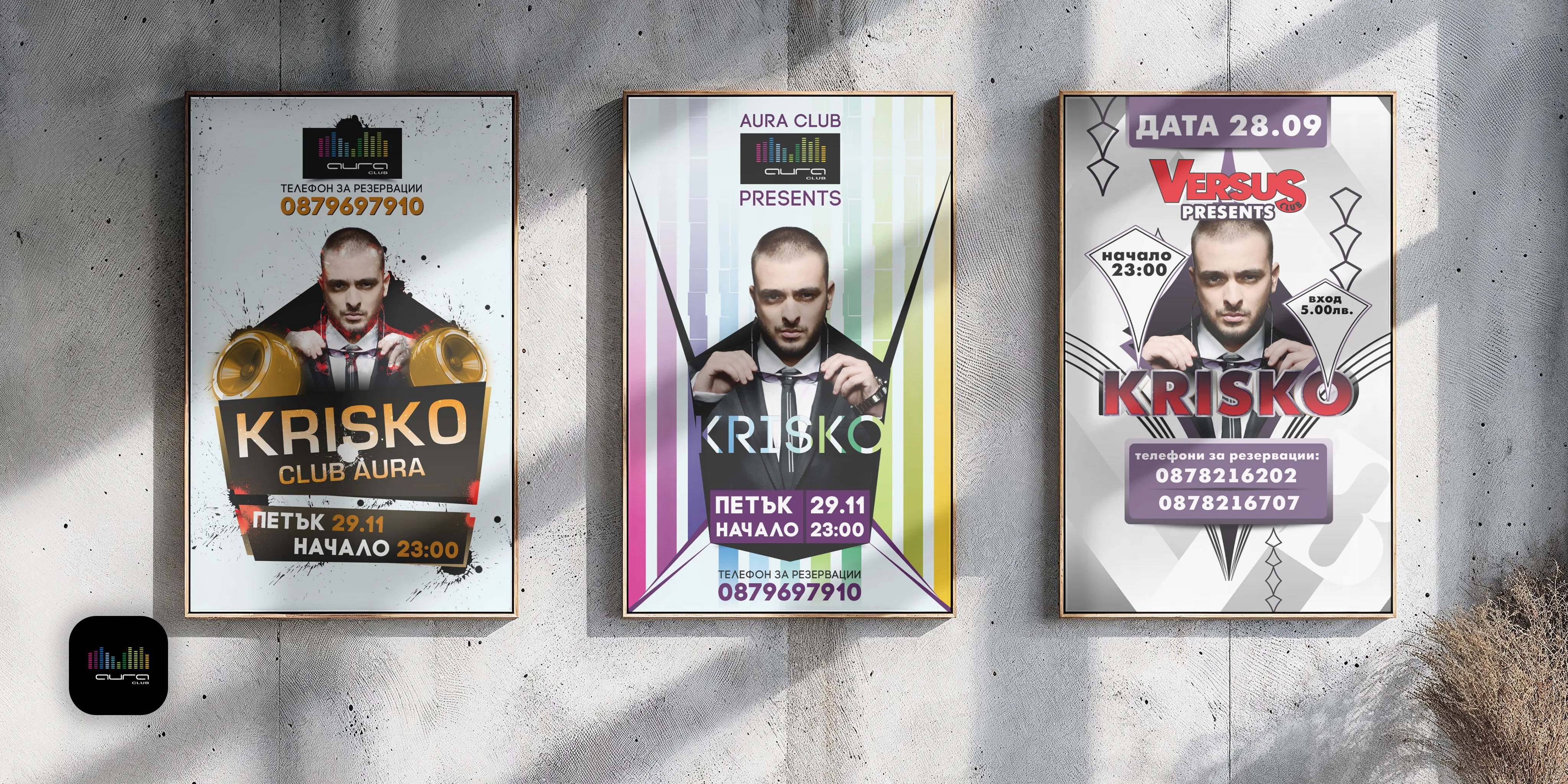 Club Aura and Versus — Presents Krisko