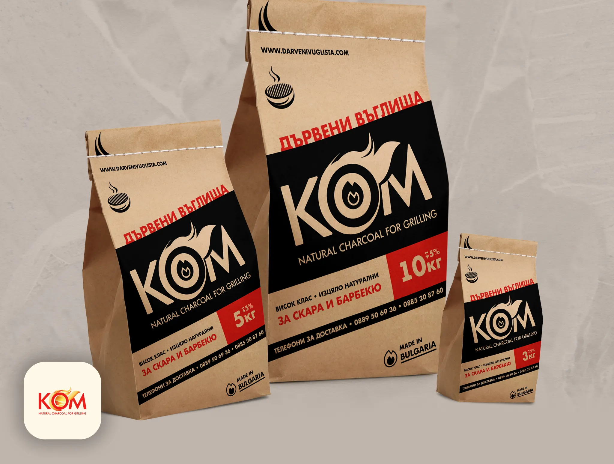 KomGrill — Ecological and High-Quality Charcoal for Barbecue and Grill