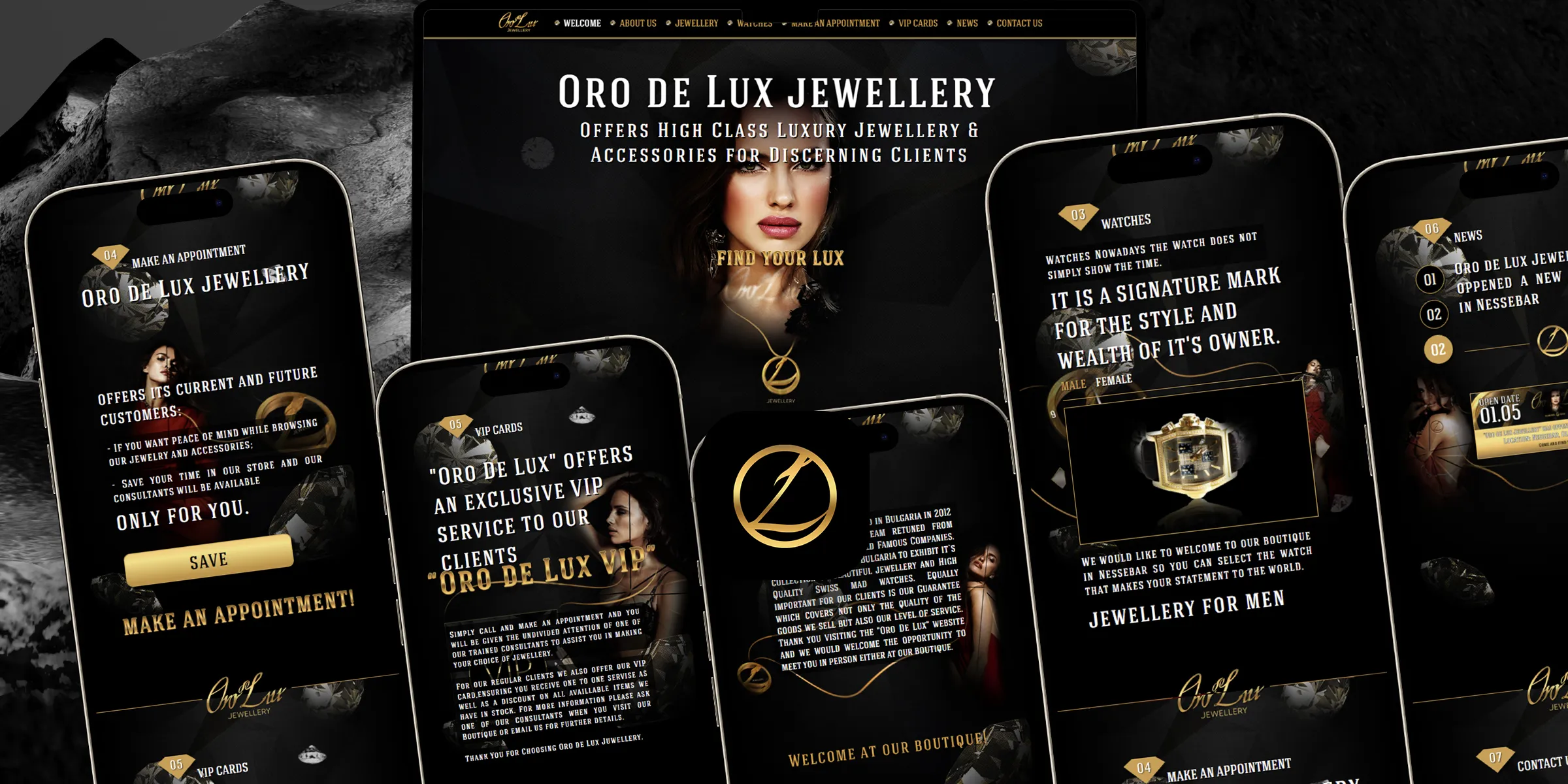 Oro de Lux Jewellery — High Class Luxury Jewellery & Accessories